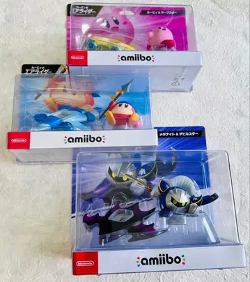 amiibo 커비 와돌디 메타나이트 피규어 세트