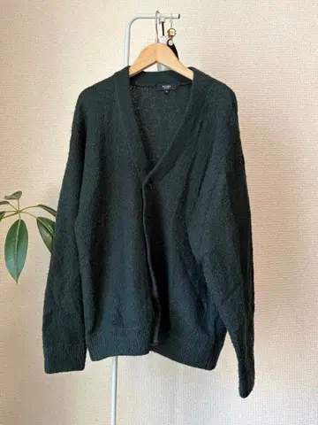 BEAMS HEART 그린 가디건 M