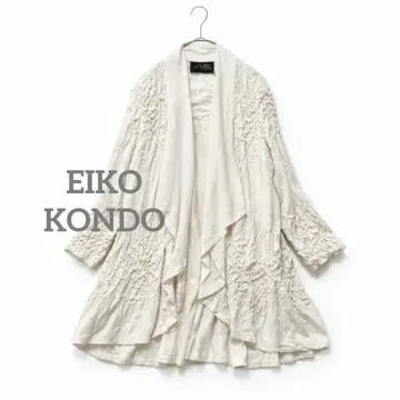 1935 EIKO KONDO 입체 린넨 혼합 겉옷