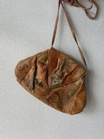 패치워크 숄더백