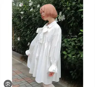 merry jenny 타이 리본 미니 원피스