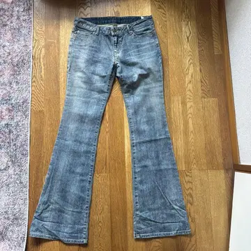 빈티지 Y2K 로우라이즈 플레어 부츠컷 청바지 &Jeans