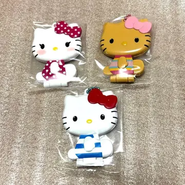 헬로키티 거울 컬렉션 포함 구미 거울 컬렉션 3종 세트