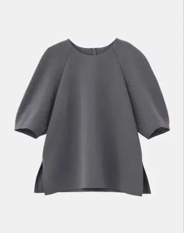 PLST 스쿠버 저지 백 지퍼 풀오버