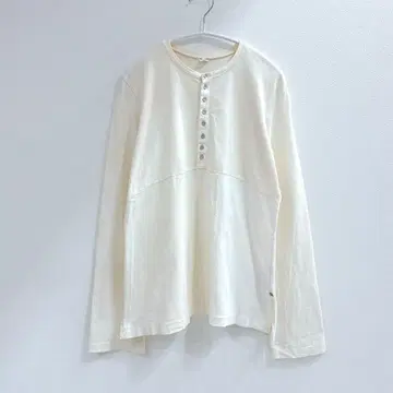 [새상품급] 45rpm 45r 헨리넥 코튼 티셔츠 긴팔T