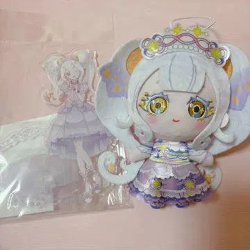 비밀의 아이프리 링 공주 데포르메 봉제 인형 마스코트 아크릴 스탠드