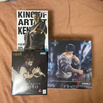 주술회전 피규어 3체 세트 후시구로 토우지/게토 스구루/쵸소우