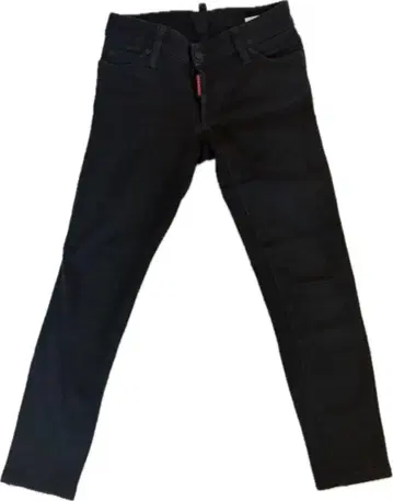 디스퀘어드 블랙 스키니 데님 핑크 택