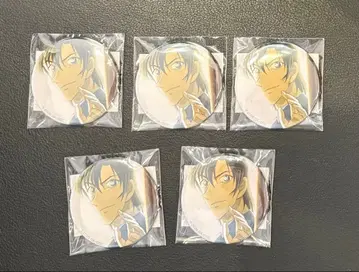 명탐정 코난 코난 플라자 한정판 캔뱃지 하기와라 켄지 5개