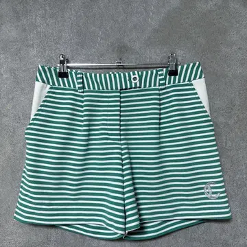 캘러웨이 로고 보더 숏팬츠 그린 M