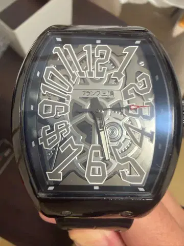 프랭크 미우라 11호기 손목시계 남성용 힘내라 모델 고급 스켈레톤 워치