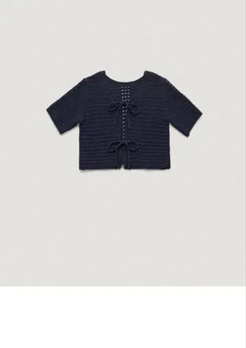 the barnnet cous tie cardigan navy 한국