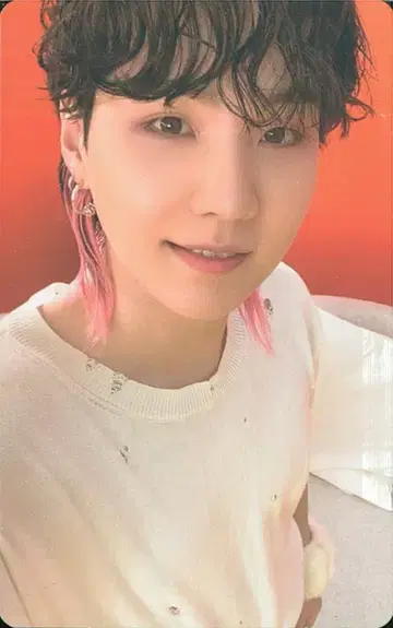 BTS Butter SUGA 트레이딩 카드 노랑