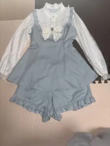 NOEMIE 긴팔 셋업 스카이블루