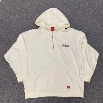 Dickies 하프 지퍼 후드티 L 사이즈