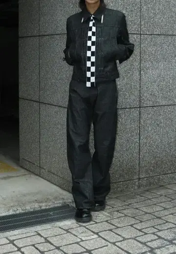 soshiotsuki WARPED BOOT CUT DENIM