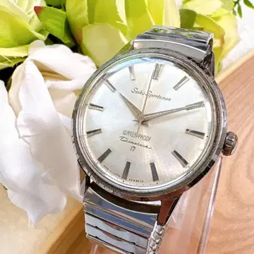 작동품 세이코 스포츠맨 새상품급 빈티지 수동 와인딩 남성용 손목시계