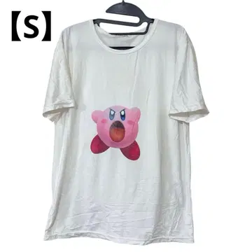 커비 T셔츠 [S사이즈] CHASE 화이트 반팔 캐릭터T