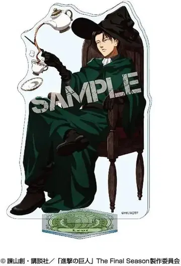 진격의 거인 아크릴 스탠드 리바이 피규어