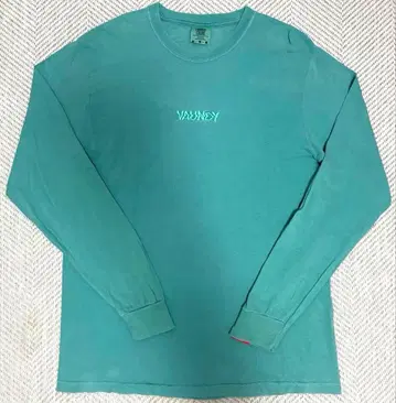 Vaundy [ 꽃점 ] 롱T 셔츠 자수 로고 후염