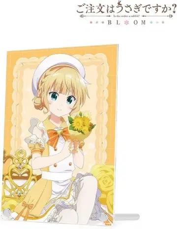 주문은 토끼입니까? BLOOM 신작 샤로 아크릴 스탠드 피규어