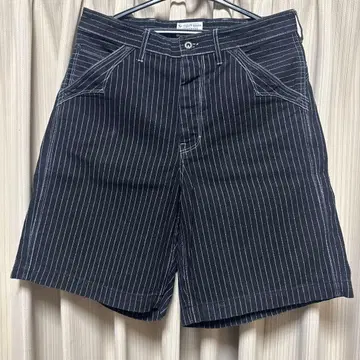 schott 히코리 데님 하프 팬츠 32