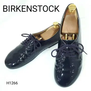 새상품급 버켄스탁 가죽 신발 소른더스 네이비 25 에나멜