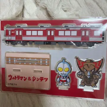 울트라맨 & 신테츠 콜라보 아크릴 디오라마 고베 전철