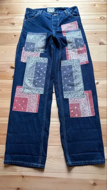 반다나 패치워크 데님