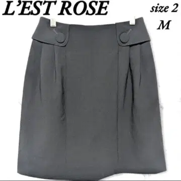 레스트로즈 라 에스트 무릎 기장 타이트 스커트 M 착용감 고급 블랙 범용