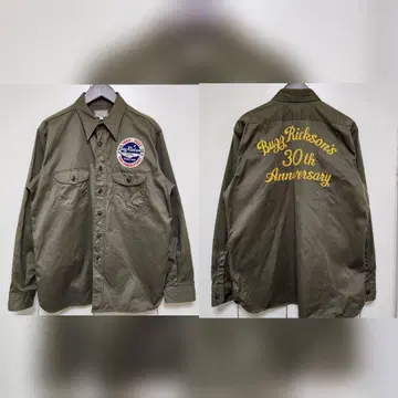 BUZZ RICKSON'S 버즈릭슨 30주년 기념 헤링본 셔츠