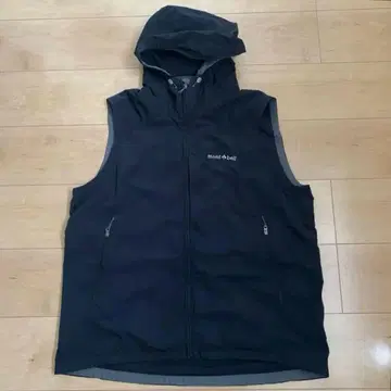 mont-bell OD 후드 베스트 몽벨 블랙 L 단종