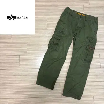 알파인더스트리 워크 팬츠 카고 팬츠 군용 팬츠 카키 M