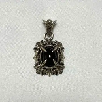 드래곤 클로 흑석 펜던트 탑 925