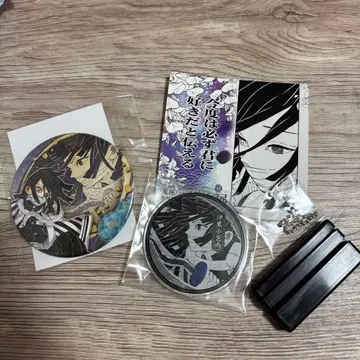 귀멸의 칼날 원화전 컬렉션 캔뱃지 명장면 디오라마 컬렉션 이구로 오바나이