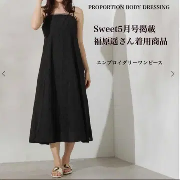 PROPORTION BODYDRESSING 자수 원피스 M