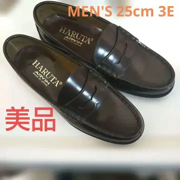 새상품급 HARUTA ARVIN 로퍼 25cm 3E 다크 브라운