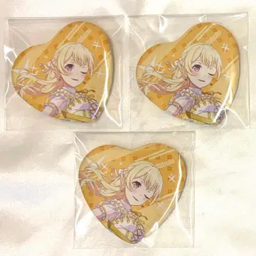 뱅드림 걸파 사기리 치사토 하트 캔뱃지 하트 캔 캔뱃지