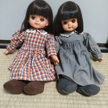 오오이케 인형 안짱 2체 세트 약 43cm 쇼와 레트로