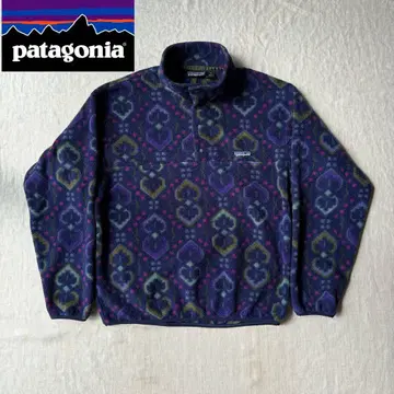 Patagonia 태피스트리 패턴 신틸라 스냅T 플리스 올 패턴 M