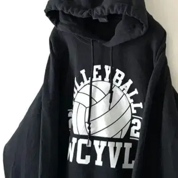 길단 배구 WCYVL 후드티 XL 블랙 구제 의류