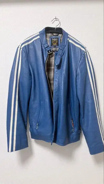 schott 파랑 라이더 자켓