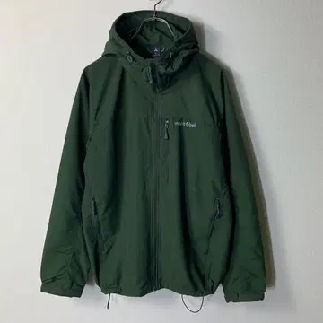 26SS 몽벨 O.D. 후드티 다크 그린 자수 로고 택 나일론