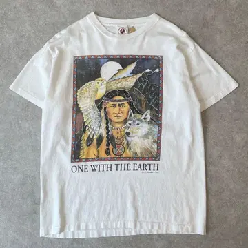 90s USA제 휴먼아이티스 아트T셔츠 빈티지