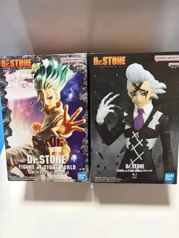 Dr. STONE 이시가미 센쿠 제노 피규어 2체 세트