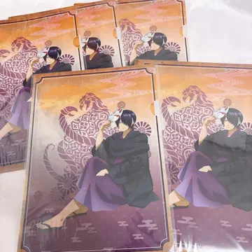 은혼 복권 메이트 클리어 파일 + 클리어 포스터 세트 타카스기 5개