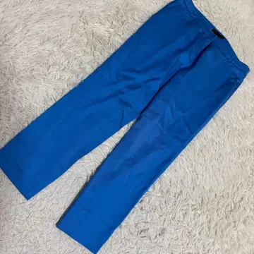 iCB 컬러 팬츠 블루 9호 캐주얼 깔끔 화려 캐주얼