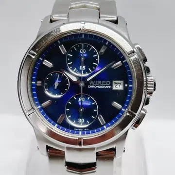 [ 오늘 종료 ] 와이어드 손목시계 7T92-0EB0 블루 크로노그래프