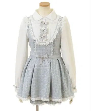 LIZLISA 리즈리사 3개 리본 트위드 셋업 지뢰계 양산형