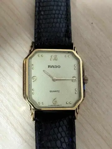남성용 손목시계 RADO 라도 133 5290.2 골드 8각